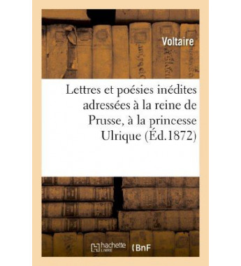 Lettres et poesies inedites...