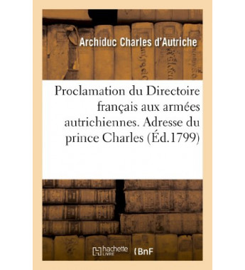 Proclamation du directoire...