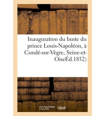 Inauguration du buste du...