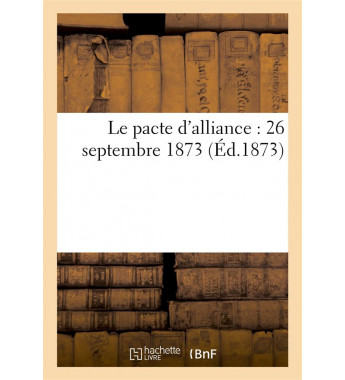 Le pacte dalliance -...