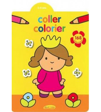 Coller colorier  princesse