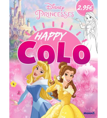 Disney Princesses  happy colo